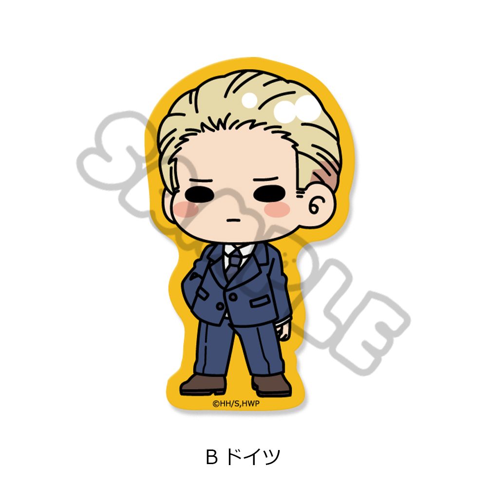 ヘタリア World☆Stars クリアカードステッカー B ドイツ ("Hetalia World Stars" Clear Card Sticker B Germany)