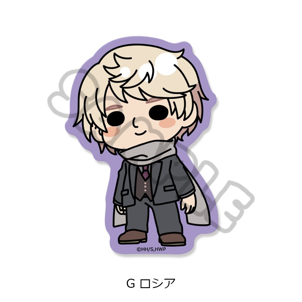 ヘタリア World☆Stars クリアカードステッカー G ロシア ("Hetalia World Stars" Clear Card Sticker G Russia)