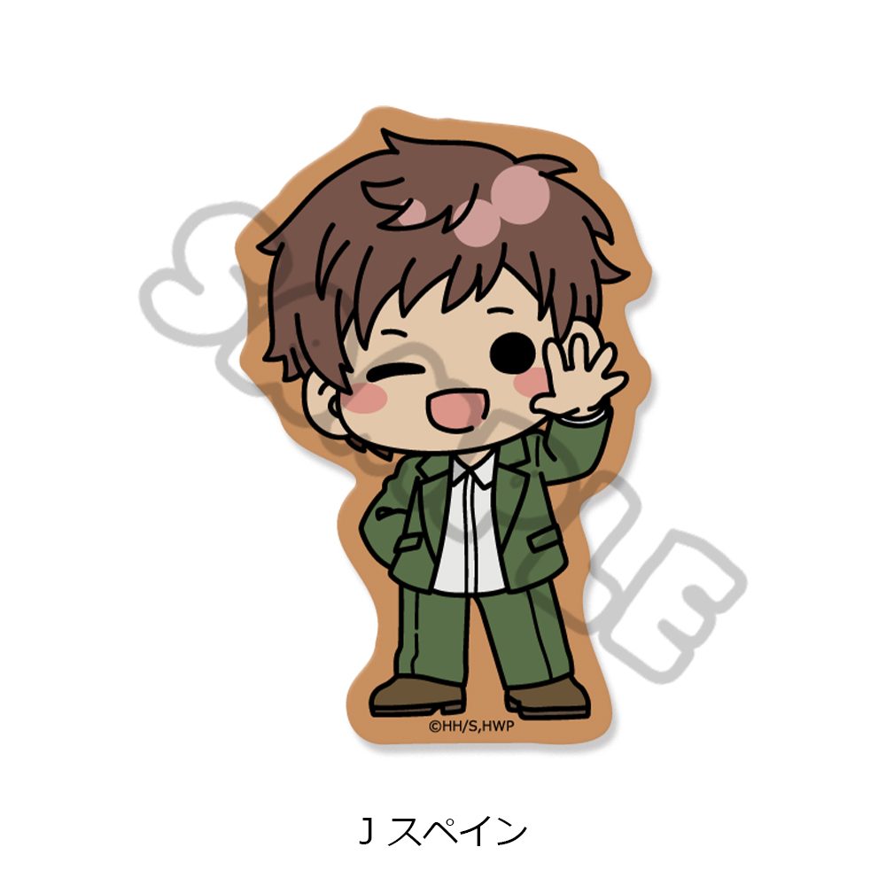 ヘタリア World☆Stars クリアカードステッカー J スペイン ("Hetalia World Stars" Clear Card Sticker J Spain)
