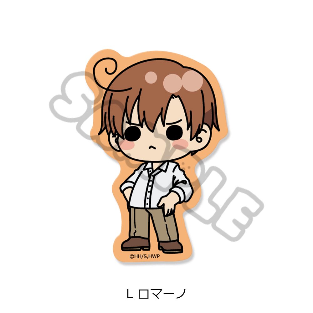 ヘタリア World☆Stars クリアカードステッカー L ロマーノ ("Hetalia World Stars" Clear Card Sticker L Romano)