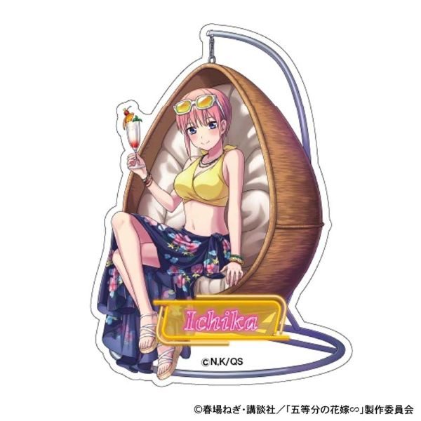五等分の花嫁∽ ナイトプール ダイカットステッカー 中野一花 ("The Quintessential Quintuplets Specials" Night Pool Die-cut Sticker Nakano Ichika)