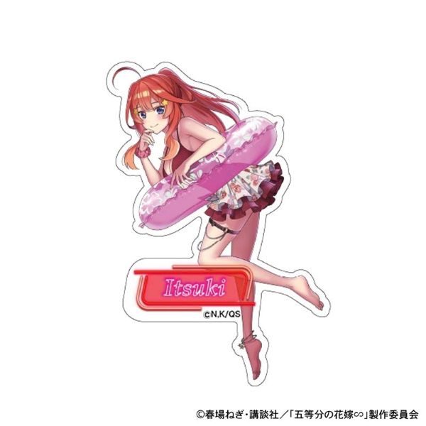 五等分の花嫁∽ ナイトプール ダイカットステッカー 中野五月 ("The Quintessential Quintuplets Specials" Night Pool Die-cut Sticker Nakano Itsuki)