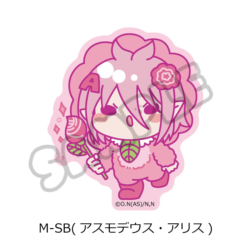 魔入りました!入間くん 第2弾 クリアステッカー M-SB アスモデウス・アリス ("Welcome to Demon School! Iruma-kun" Vol. 2 Clear Sticker M-SB Asmodeus Alice)