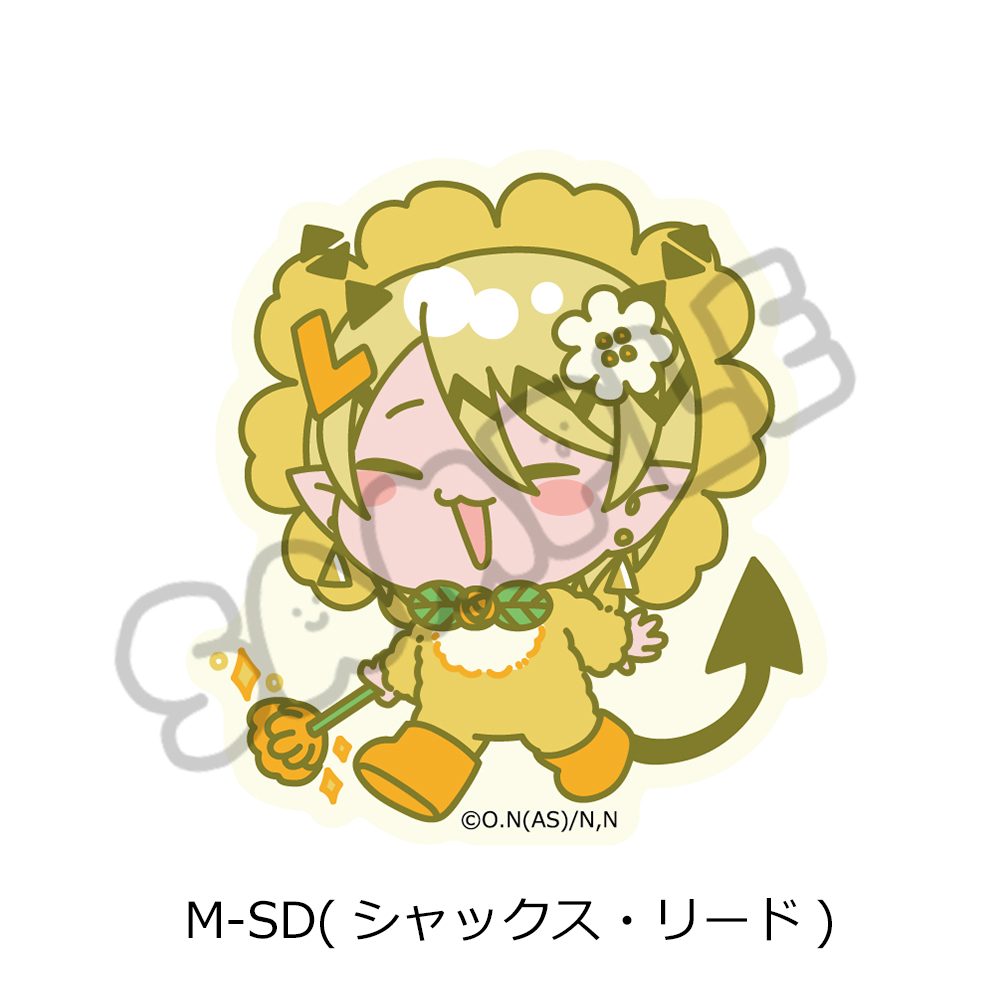 魔入りました!入間くん 第2弾 クリアステッカー M-SD シャックス・リード ("Welcome to Demon School! Iruma-kun" Vol. 2 Clear Sticker M-SD Shax Lead)