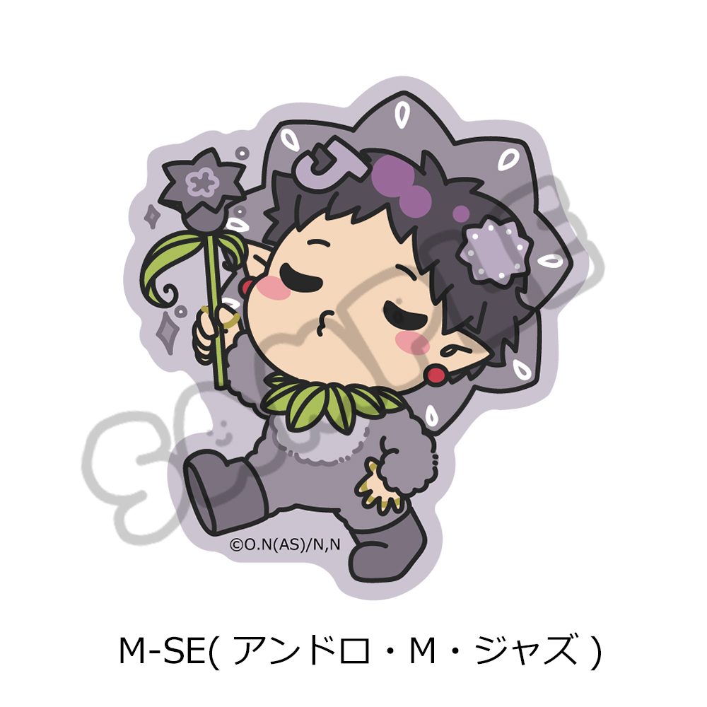 魔入りました!入間くん 第2弾 クリアステッカー M-SE アンドロ・M・ジャズ ("Welcome to Demon School! Iruma-kun" Vol. 2 Clear Sticker M-SE Andro M. Jazz)