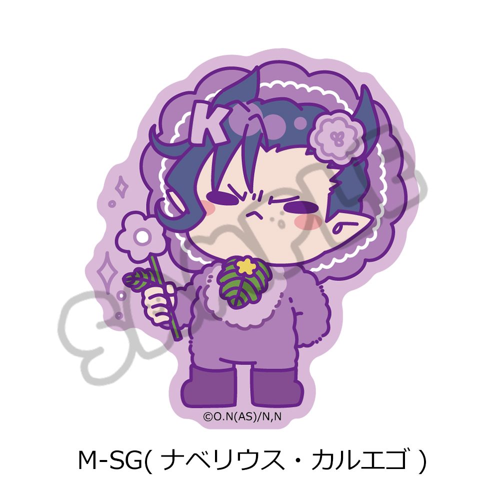 魔入りました!入間くん 第2弾 クリアステッカー M-SG ナベリウス・カルエゴ ("Welcome to Demon School! Iruma-kun" Vol. 2 Clear Sticker M-SG Naberius Kalego)