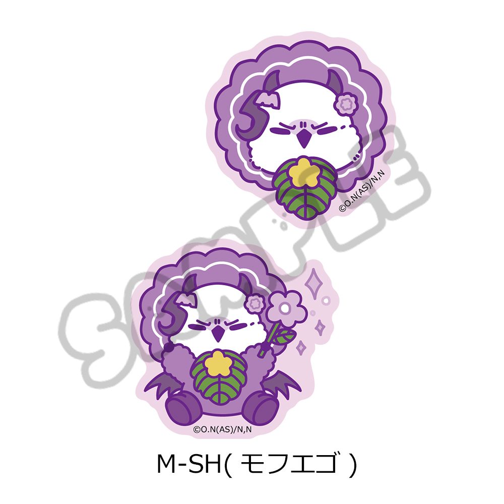 魔入りました!入間くん 第2弾 クリアステッカー M-SH モフエゴ ("Welcome to Demon School! Iruma-kun" Vol. 2 Clear Sticker M-SH Mofuego)