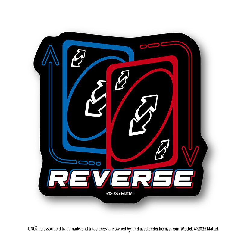 UNO(TM) ダイカットステッカーミニ REVERSE (UNO (TM) Die-cut Sticker Mini REVERSE)