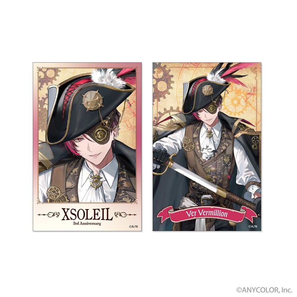 XSOLEIL フォト風カード2枚セット ヴェールヴァーミリオン (XSOLEIL Photo Style Card 2 set Ver Vermillion)