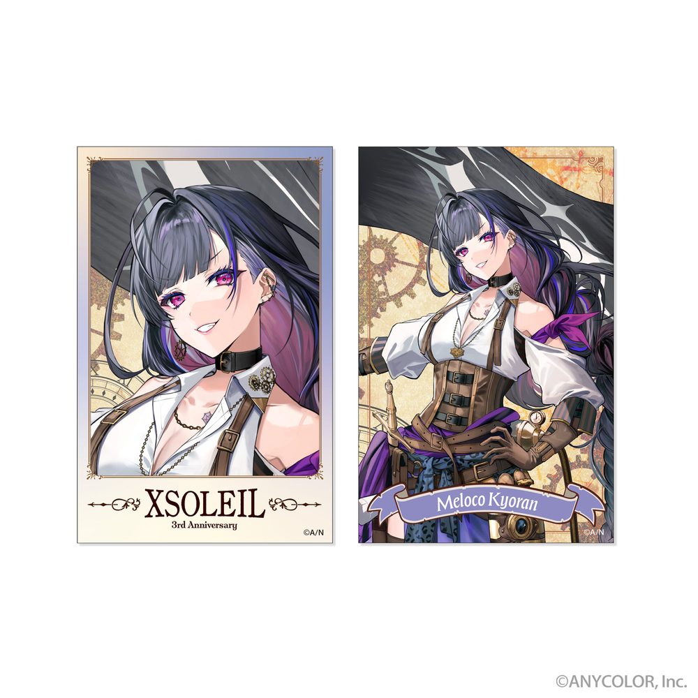 XSOLEIL フォト風カード2枚セット 狂蘭メロコ (XSOLEIL Photo Style Card 2 set Kyoran Meloco)