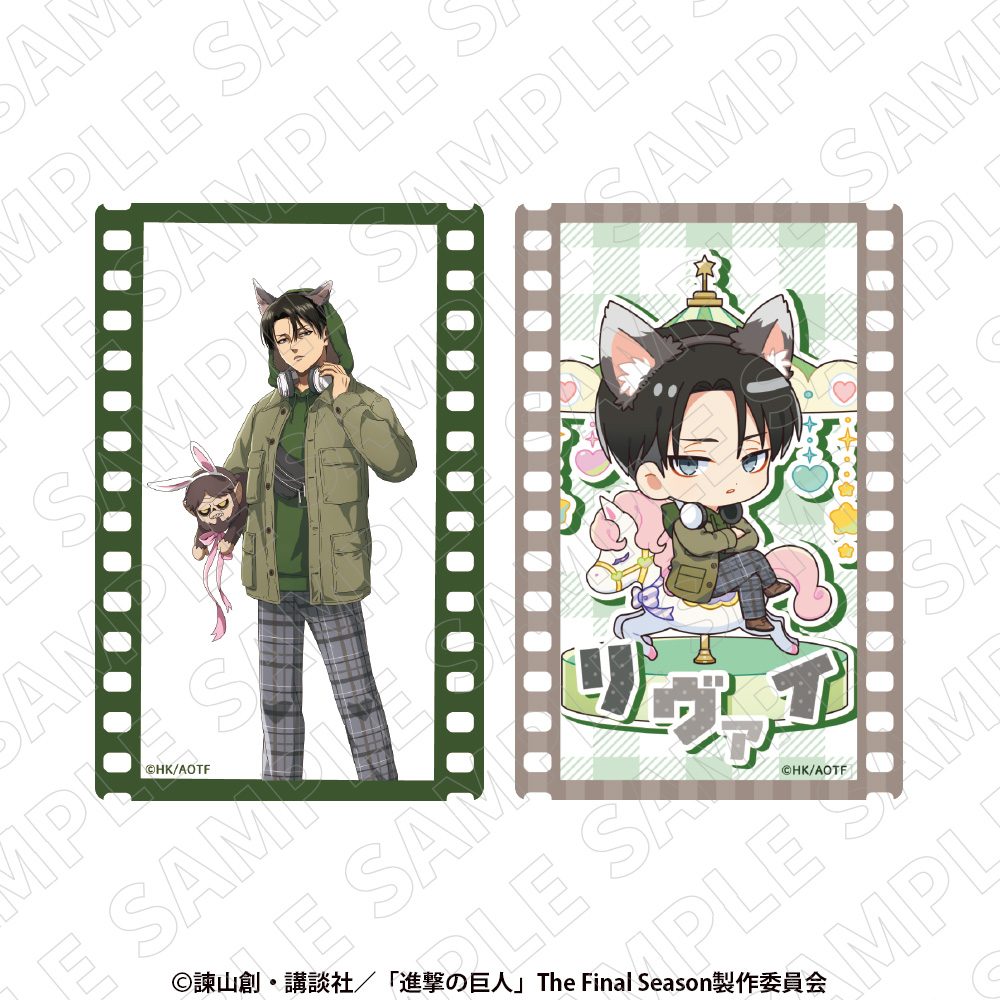 進撃の巨人 クリアカードセット リヴァイ ("Attack on Titan" Clear Card Set Levi)