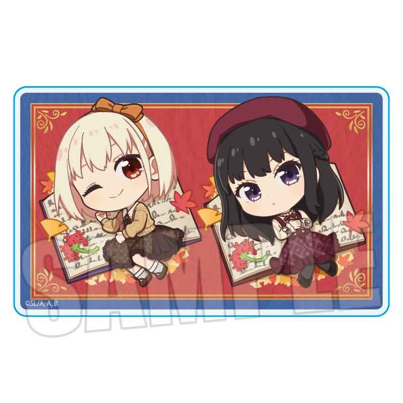アクリルカード リコリス・リコイル 千束&たきな(読書) (Acrylic Card "Lycoris Recoil" Chisato & Takina (Reading))