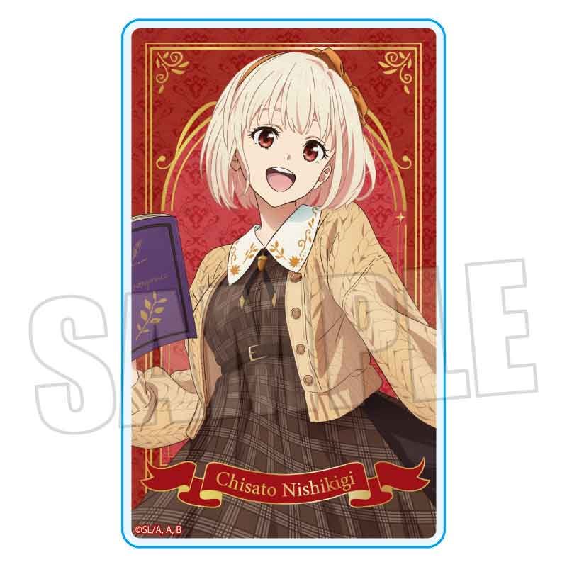 アクリルカード リコリス・リコイル 錦木千束(読書) (Acrylic Card "Lycoris Recoil" Nishikigi Chisato (Reading))