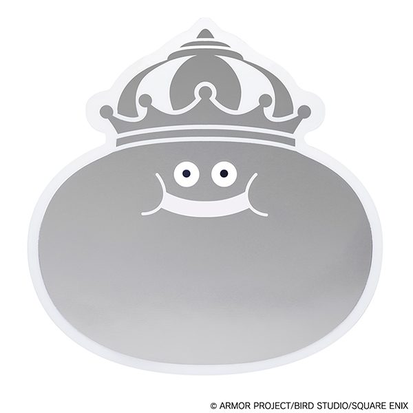 ドラゴンクエスト メタリックダイカットステッカー メタルキング ("Dragon Quest" Metallic Die-cut Sticker Metal King Slime)