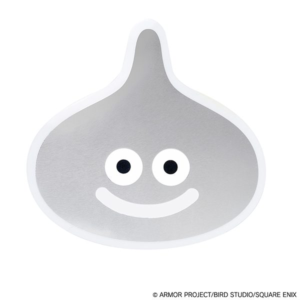 ドラゴンクエスト メタリックダイカットステッカー メタルスライム ("Dragon Quest" Metallic Die-cut Sticker Metal Slime)