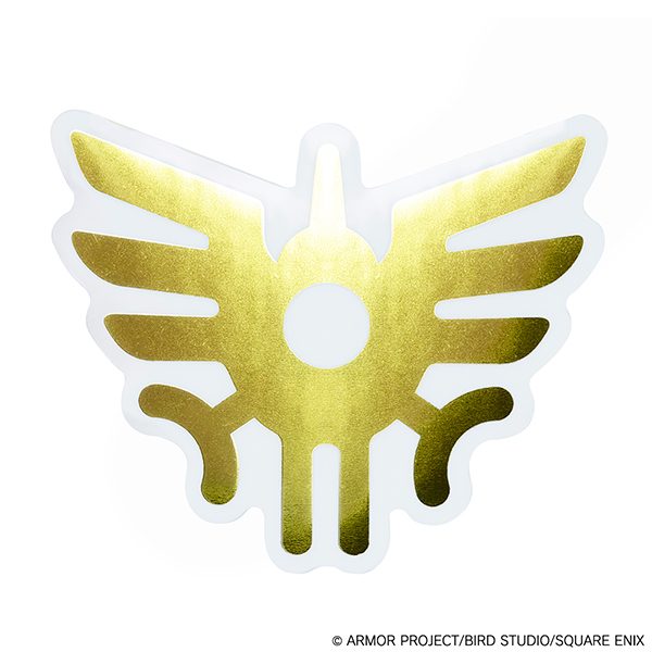ドラゴンクエスト メタリックダイカットステッカー ロトの紋章 ("Dragon Quest" Metallic Die-cut Sticker Emblem of Roto)