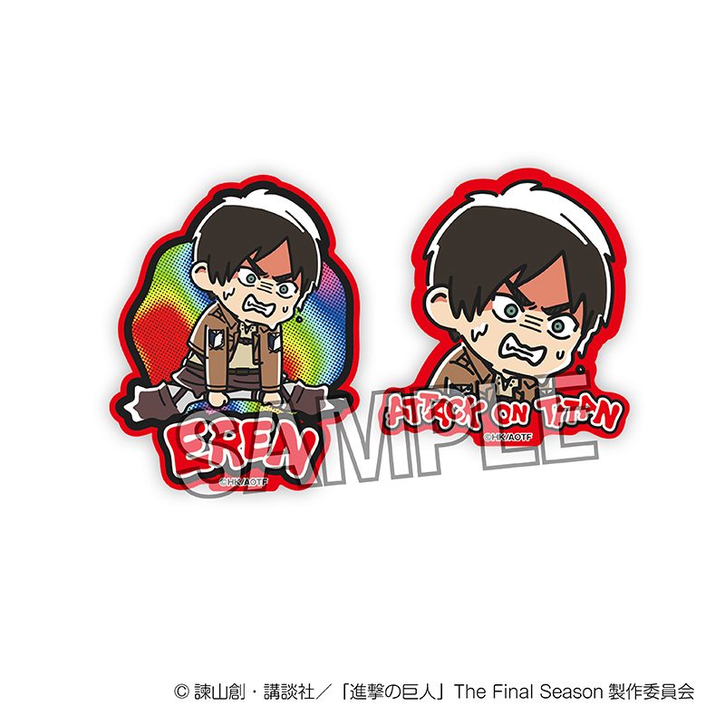 進撃の巨人 ATSUI ステッカーセット エレン ("Attack on Titan" ATSUI Sticker Set Eren)