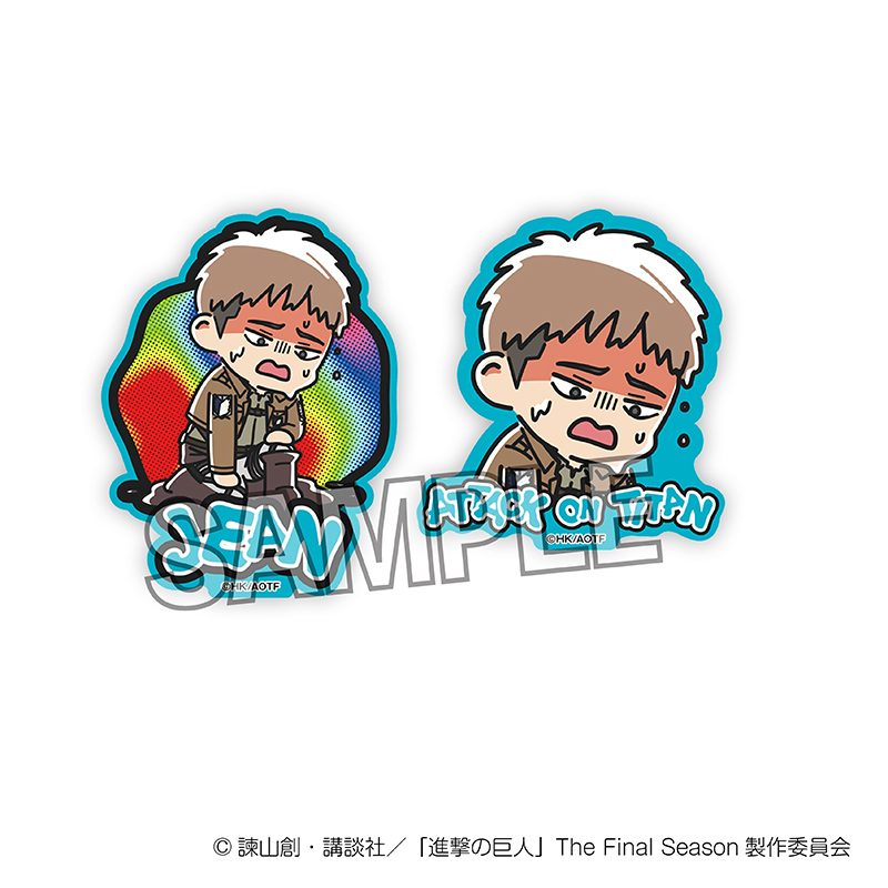進撃の巨人 ATSUI ステッカーセット ジャン ("Attack on Titan" ATSUI Sticker Set Jean)