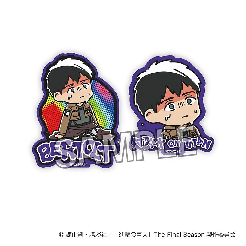進撃の巨人 ATSUI ステッカーセット ベルトルト ("Attack on Titan" ATSUI Sticker Set Bertolt)