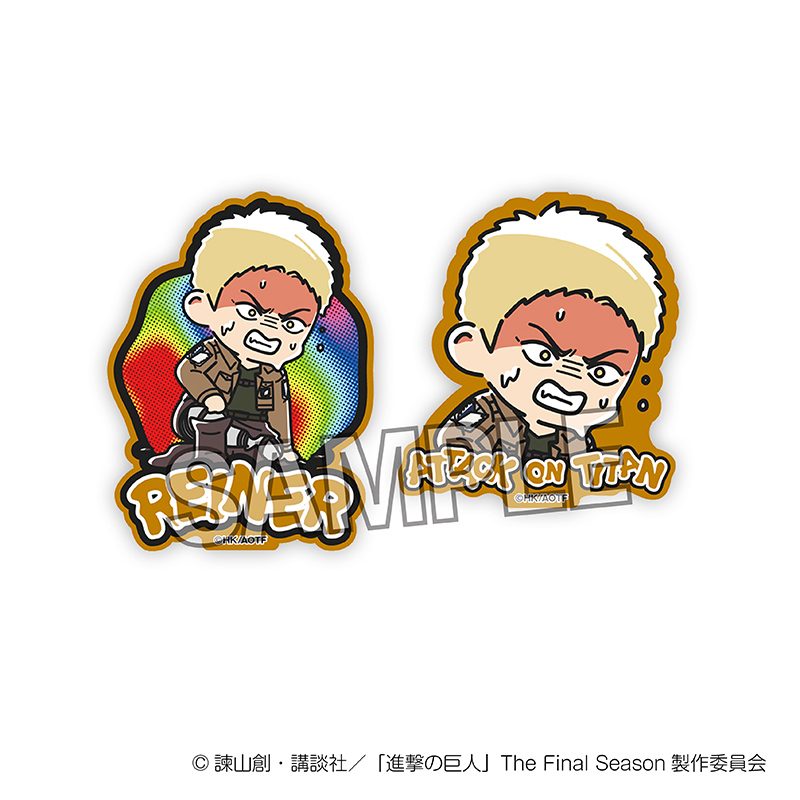 進撃の巨人 ATSUI ステッカーセット ライナー ("Attack on Titan" ATSUI Sticker Set Reiner)