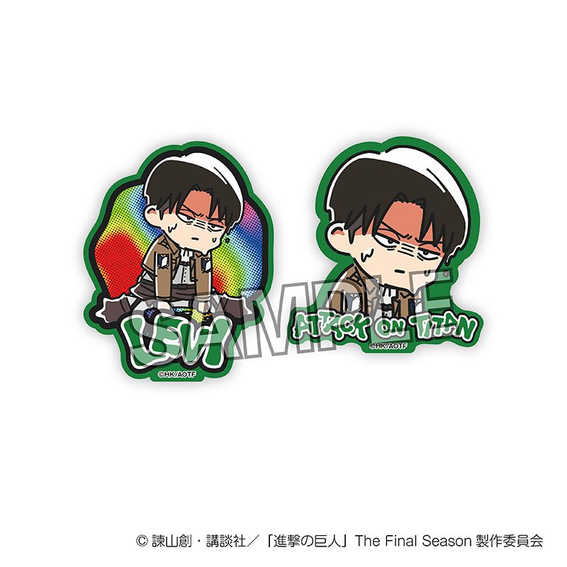 進撃の巨人 ATSUI ステッカーセット リヴァイ ("Attack on Titan" ATSUI Sticker Set Levi)