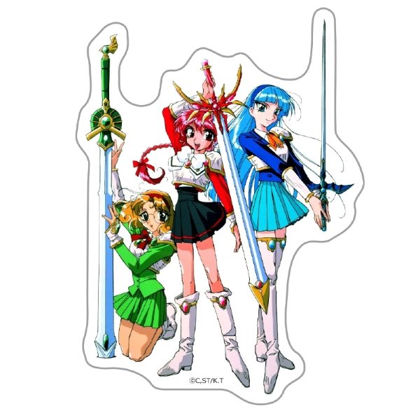 魔法騎士レイアース ダイカットステッカー 光&海&風 Vol.3 ("Magic Knight Rayearth" Die-cut Sticker Hikaru & Umi & Fuu Vol. 3)
