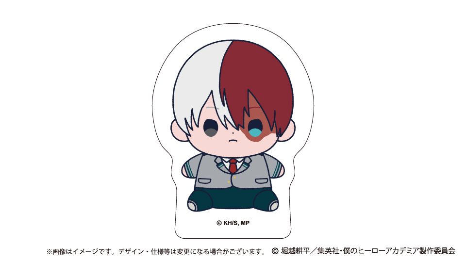 僕のヒーローアカデミア もっちび ダイカットステッカー 轟焦凍 ("My Hero Academia" Mocchibi Die-cut Sticker Todoroki Shoto)