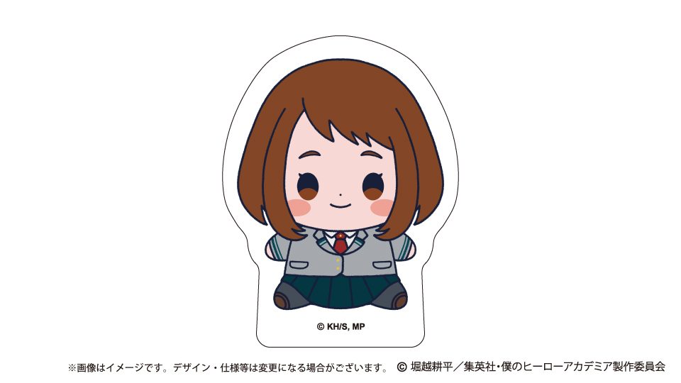 僕のヒーローアカデミア もっちび ダイカットステッカー 麗日お茶子 ("My Hero Academia" Mocchibi Die-cut Sticker Uraraka Ochaco)