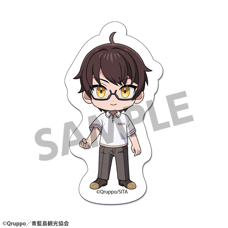 ぬきたし THE ANIMATION ダイカットステッカー 橘淳之介 ("Nukitashi THE ANIMATION" Die-cut Sticker Tachibana Junnosuke)