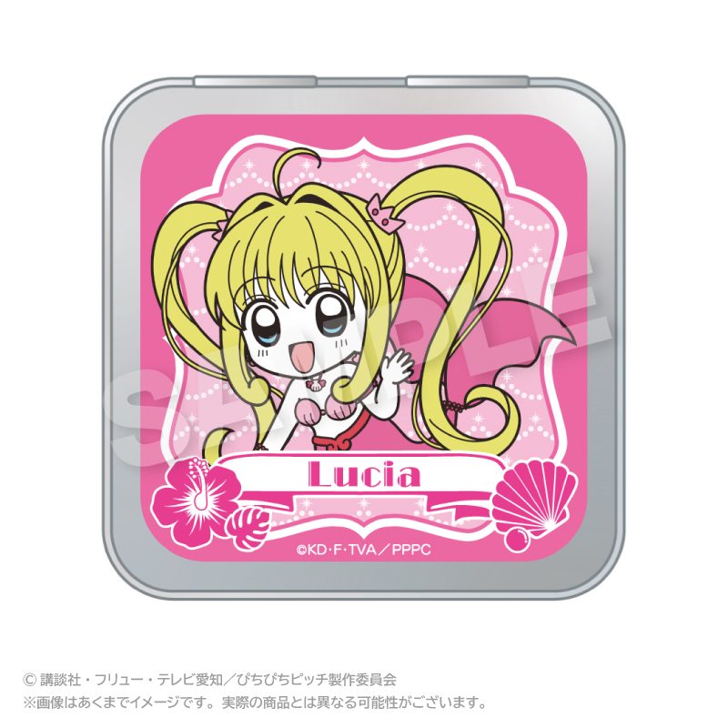 ぴちぴちピッチ れといっく缶ケース るちあ ("Mermaid Melody Pichi Pichi Pitch" Retoikku Can Case Lucia)
