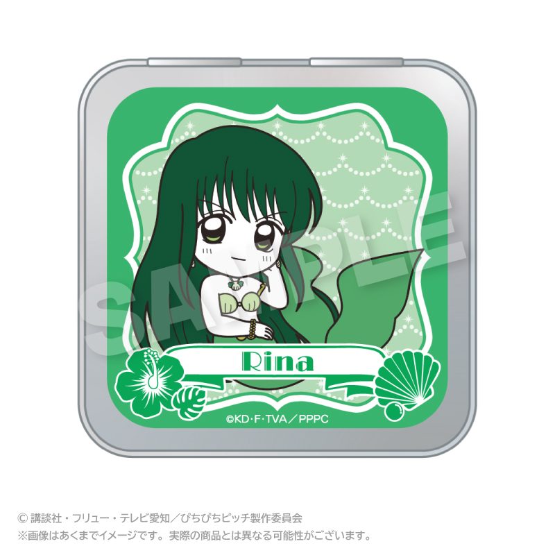 ぴちぴちピッチ れといっく缶ケース リナ ("Mermaid Melody Pichi Pichi Pitch" Retoikku Can Case Rina)