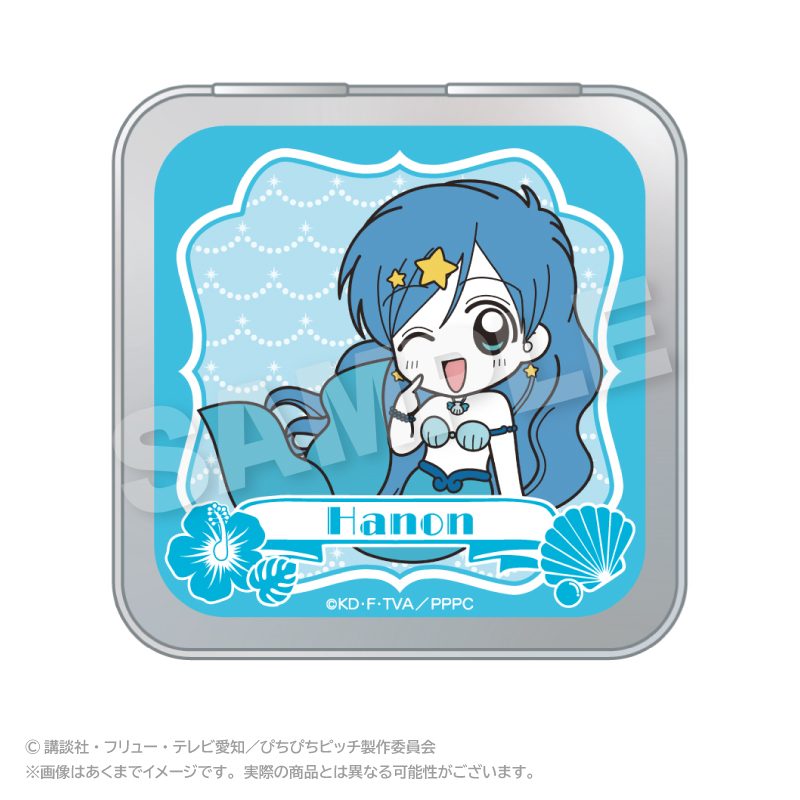 ぴちぴちピッチ れといっく缶ケース 波音 ("Mermaid Melody Pichi Pichi Pitch" Retoikku Can Case Hanon)