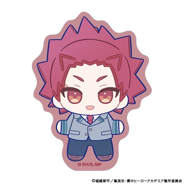 僕のヒーローアカデミア ステッカー ぬいパル すきっぷ 切島鋭児郎 ("My Hero Academia" Sticker Nui Pal Skip Kirishima Eijiro)