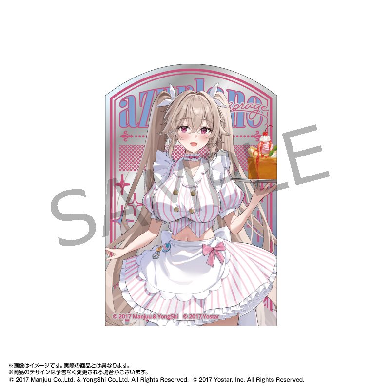 アズールレーン×パセラ パブミラー風ステッカー アンカレッジ ("Azur Lane" x PASELA Pub Mirror Style Sticker Anchorage)