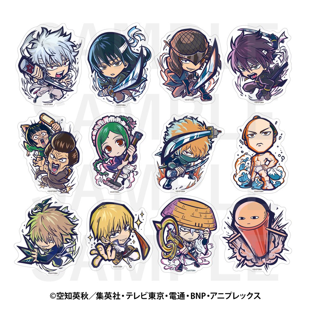銀魂 イートゥーン第3弾 ダイカットステッカーセット(12枚入り) ("Gintama" E-TOON Vol. 3 Die-cut Sticker Set (12 Pieces))