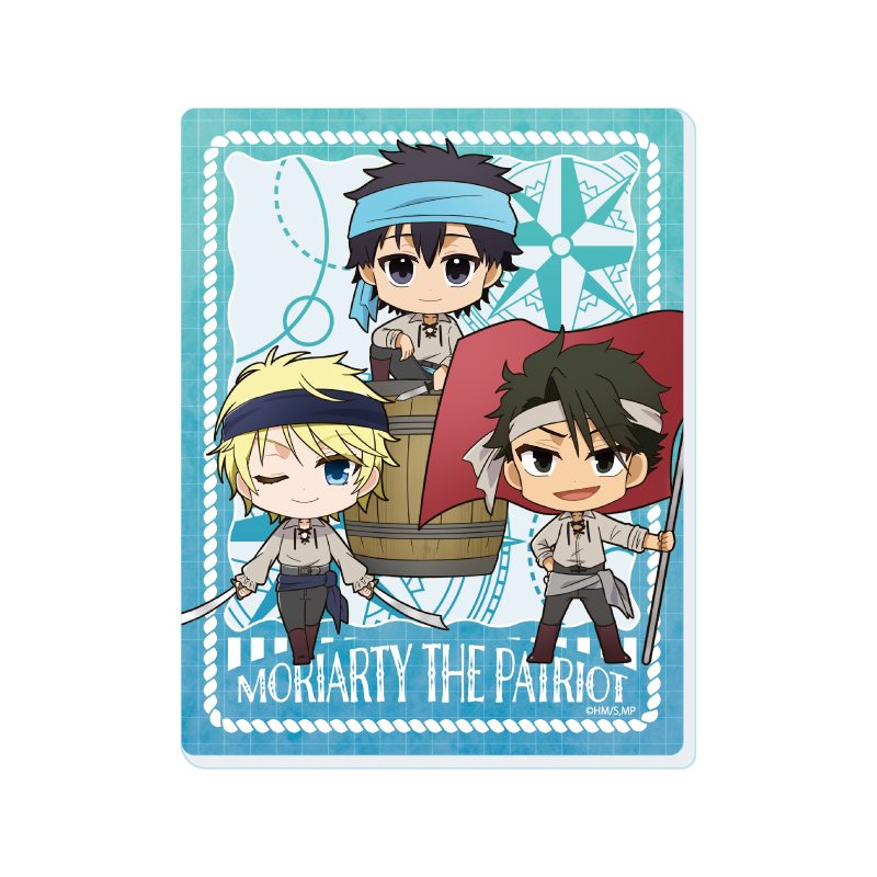 アクリルカード 憂国のモリアーティ 09 海賊Ver.B(ミニキャライラスト) (Acrylic Card "Moriarty the Patriot" 09 Pirate Ver. B (Mini Character Illustration))