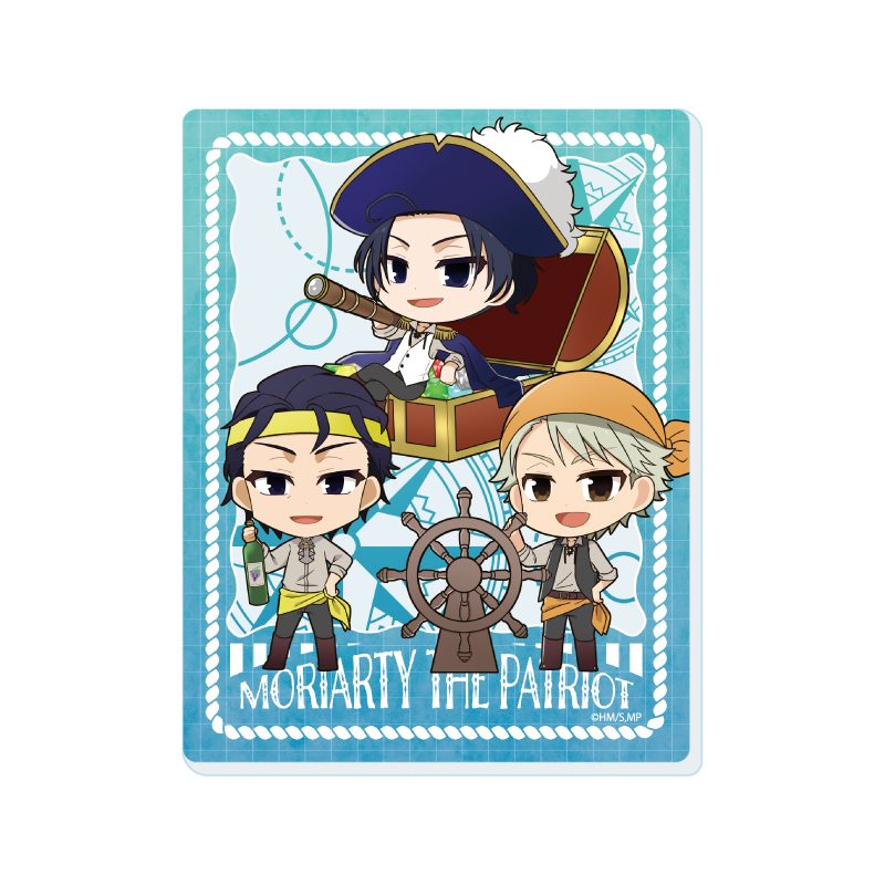 アクリルカード 憂国のモリアーティ 10 海賊Ver.C(ミニキャライラスト) (Acrylic Card "Moriarty the Patriot" 10 Pirate Ver. C (Mini Character Illustration))