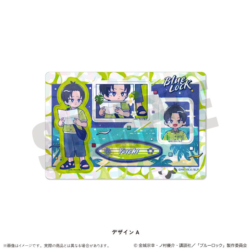 ブルーロック ホログラムステッカーシート にゅーとろ 第2弾 A 潔世一 ("Blue Lock" Hologram Sticker Sheet Newtoro Vol. 2 A Isagi Yoichi)