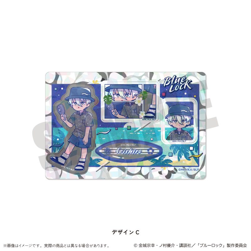 ブルーロック ホログラムステッカーシート にゅーとろ 第2弾 C 凪誠士郎 ("Blue Lock" Hologram Sticker Sheet Newtoro Vol. 2 C Nagi Seishiro)