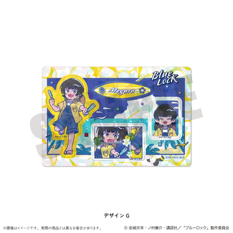 ブルーロック ホログラムステッカーシート にゅーとろ 第2弾 G 蜂楽廻 ("Blue Lock" Hologram Sticker Sheet Newtoro Vol. 2 G Bachira Meguru)