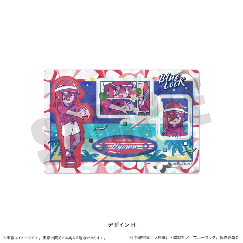 ブルーロック ホログラムステッカーシート にゅーとろ 第2弾 H 千切豹馬 ("Blue Lock" Hologram Sticker Sheet Newtoro Vol. 2 H Chigiri Hyoma)