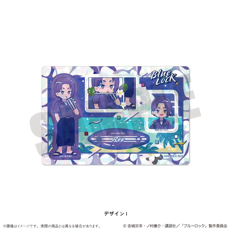 ブルーロック ホログラムステッカーシート にゅーとろ 第2弾 I 御影玲王 ("Blue Lock" Hologram Sticker Sheet Newtoro Vol. 2 I Mikage Reo)