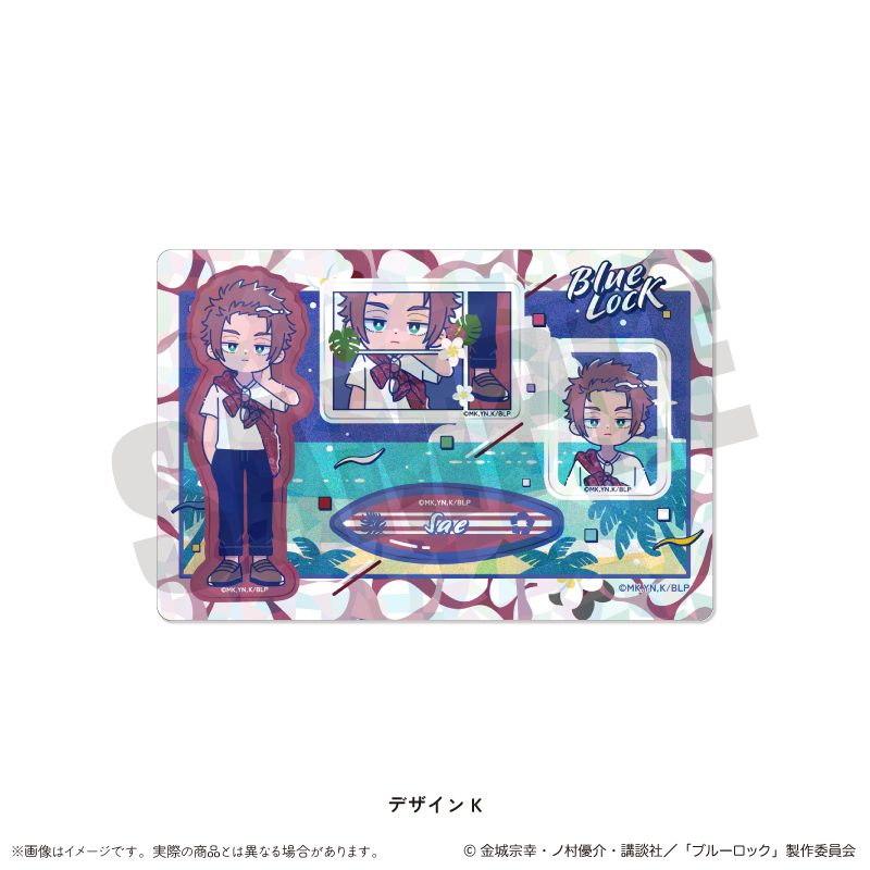 ブルーロック ホログラムステッカーシート にゅーとろ 第2弾 K 糸師冴 ("Blue Lock" Hologram Sticker Sheet Newtoro Vol. 2 K Itoshi Sae)