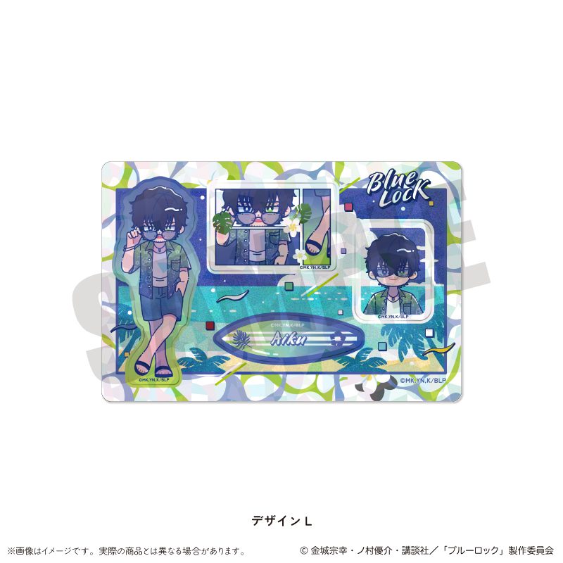 ブルーロック ホログラムステッカーシート にゅーとろ 第2弾 L オリヴァ・愛空 ("Blue Lock" Hologram Sticker Sheet Newtoro Vol. 2 L Oliver Aiku)