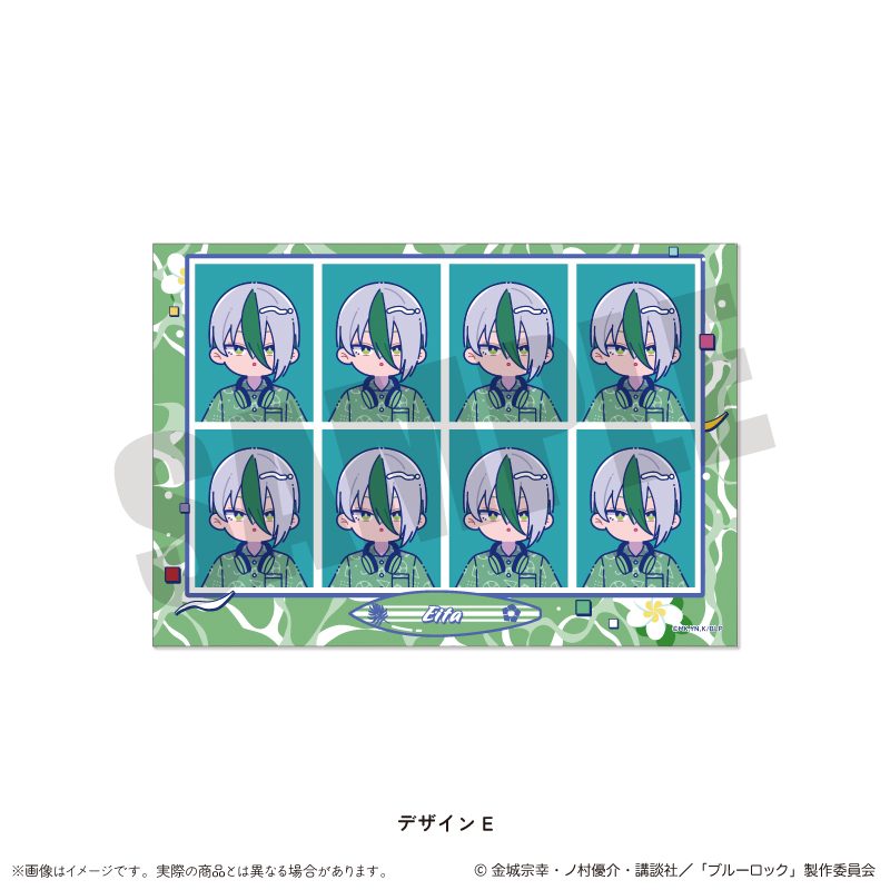 ブルーロック 証明写真風ステッカー にゅーとろ 第2弾 E 乙夜影汰 ("Blue Lock" ID Photo Style Sticker Newtoro Vol. 2 E Otoya Eita)