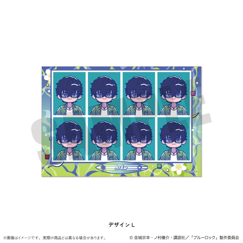 ブルーロック 証明写真風ステッカー にゅーとろ 第2弾 L オリヴァ・愛空 ("Blue Lock" ID Photo Style Sticker Newtoro Vol. 2 L Oliver Aiku)