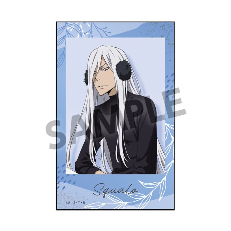家庭教師ヒットマンREBORN! インスタントフォト風ステッカー S・スクアーロ ("Reborn!" Instant Photo Style Sticker S. Squalo)