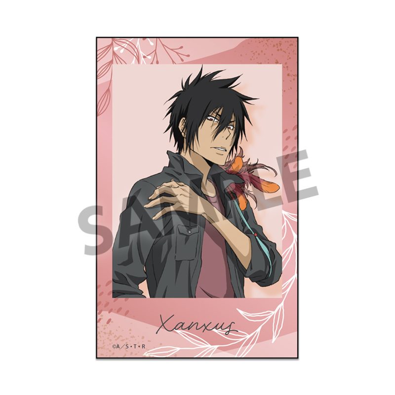 家庭教師ヒットマンREBORN! インスタントフォト風ステッカー XANXUS ("Reborn!" Instant Photo Style Sticker XANXUS)