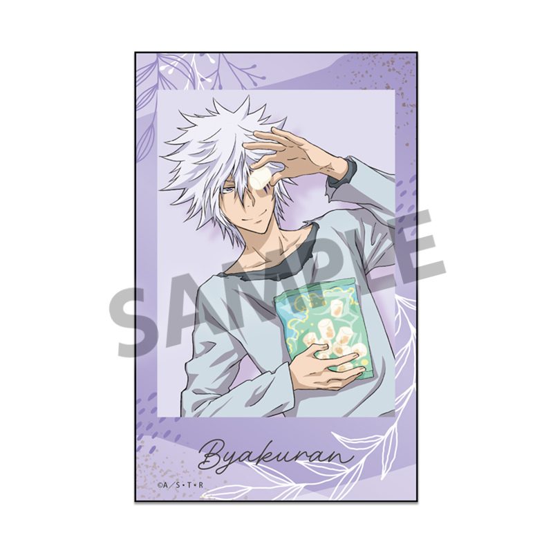 家庭教師ヒットマンREBORN! インスタントフォト風ステッカー 白蘭 ("Reborn!" Instant Photo Style Sticker Byakuran)