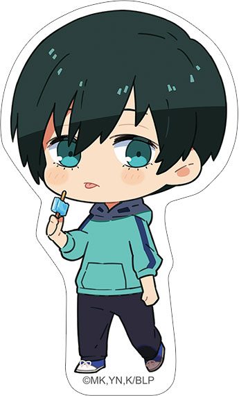 ブルーロック2期 ステッカー 糸師凛 幼少期Ver. ("Blue Lock" 2nd Season Sticker Itoshi Rin Childhood Ver.)